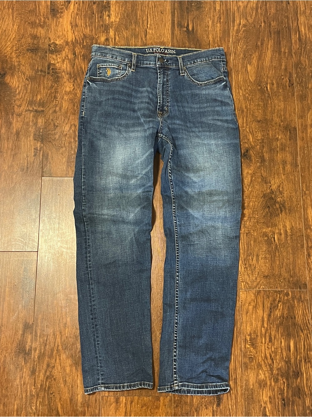 U.S. Polo Assn. Men’s Dark Blue Straight Jeans